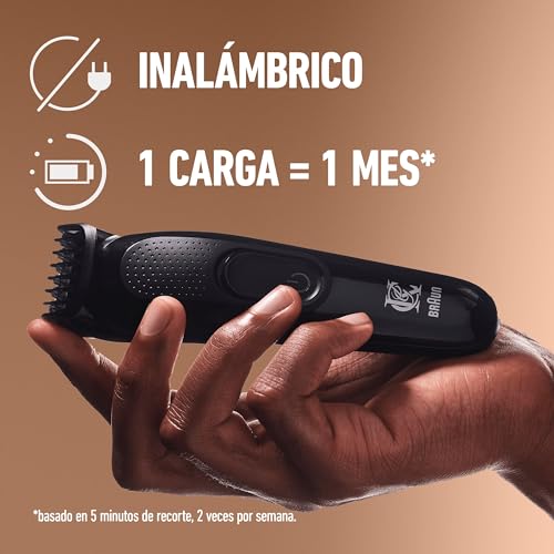 Recortadora de barba recargable King C. Gillette inalámbrica y lavable 5