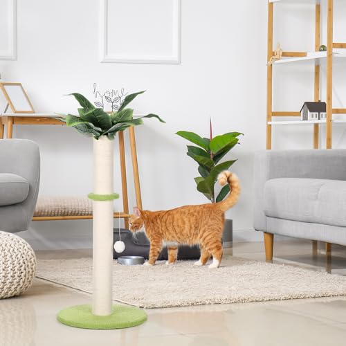 Rascador vertical para gatos con cuerda de sisal miniatura 5