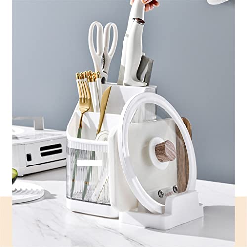 Feer Knife Holder, Storage Rack, Kitchen Chopsticks, Spoon, Pot Cover, Storage Box, Multifunctional Cutting Tool #TOP1