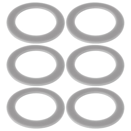 Be In Your Mind 6X Juntas Tóricas de Silicona para Licuadora Compatible con Hamilton Beach Diámetro Interior de 47 Mm Diámetro Exterior de 67 Mm Grosor de 2 Mm Color Gris