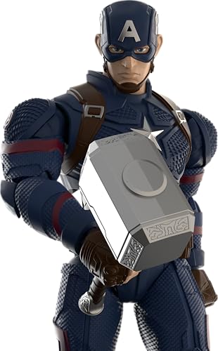 Image of Blokees - Champion Class - Marvel Infinity Saga - Captain America CC03 Model Kit - Assembly Required - No Tools - No Cutting - No Glue - No Paint - Age 14+
