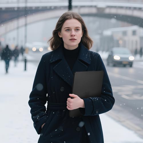 Image of BlueSwan for MacBook Air 13 inch Case, M5-M2 2026-2022 A3240 A3113, 100% Match Official Color, Scratch Resistant, Easy to Snap on, Hard Shell Protective Laptop Cover- Black