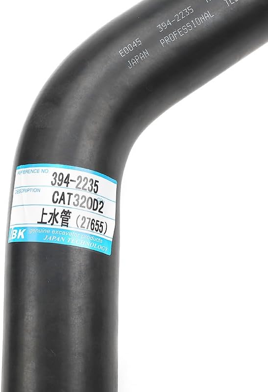 Upper HOSE Water pipe 394-2235 3942235 Compatible with CAT Excavator E320D2 E313 (Inside diameter:49±0.5mm）