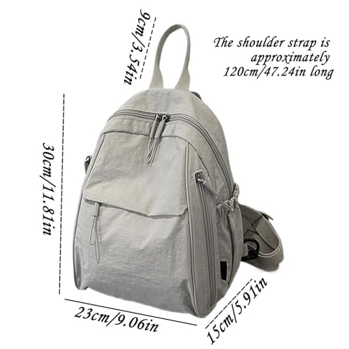 Mochila para senderismo y avión con prácticos multibolsillos laterales 2