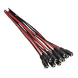 KAUMO DC電源コネクタ 外径5.5mm 内径2.1mm (ジャック10個) KM-DC304