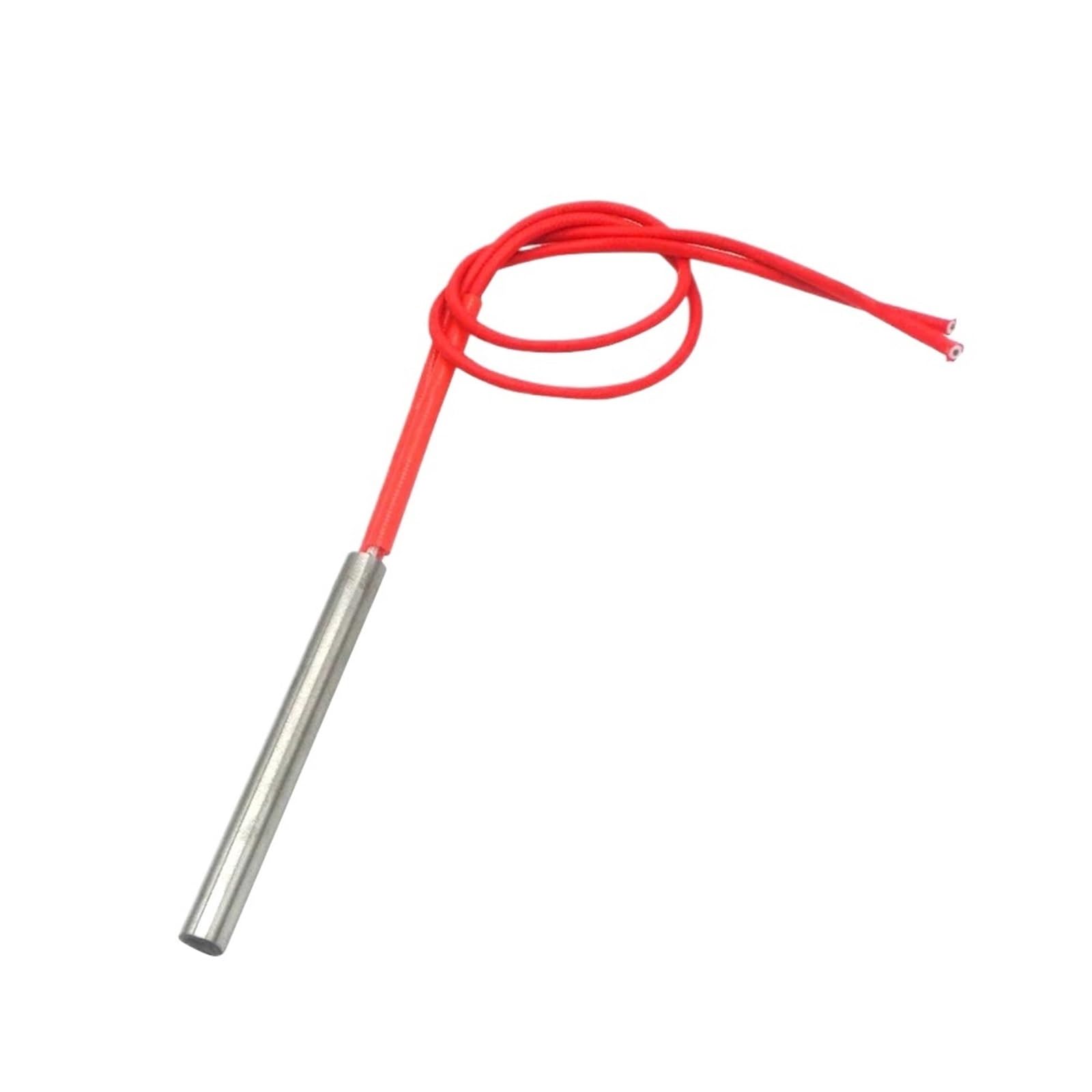 UDHBJEBQ 10pcs Single End Mould Heating Cartridge Heater 8x70mm 140W/180W/200W AC110V/220V/380V SUS201/304/316 Wire Length 30cm(220V,316SUS 8x70mm 200W)