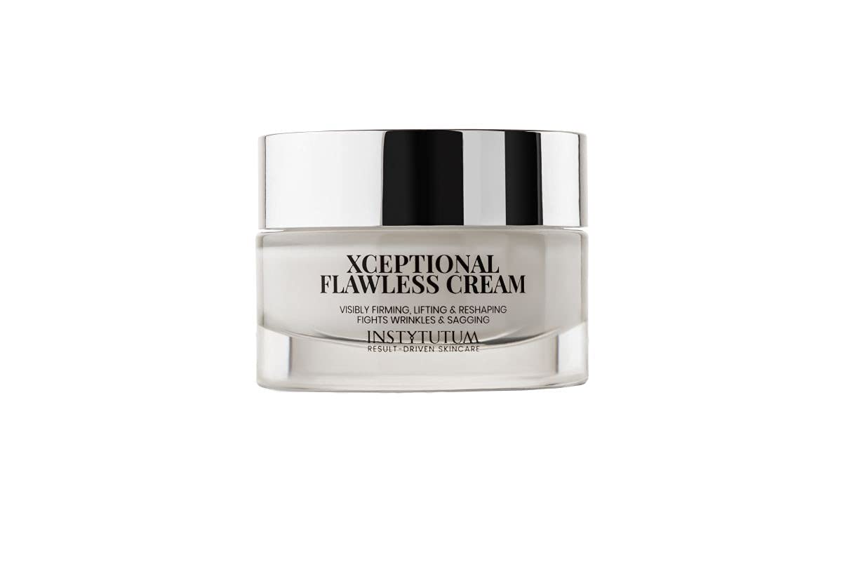 Instytutum Xceptional Flawless Cream, Anti-Aging Face Cream for Firming and Lifting, 1.75 oz