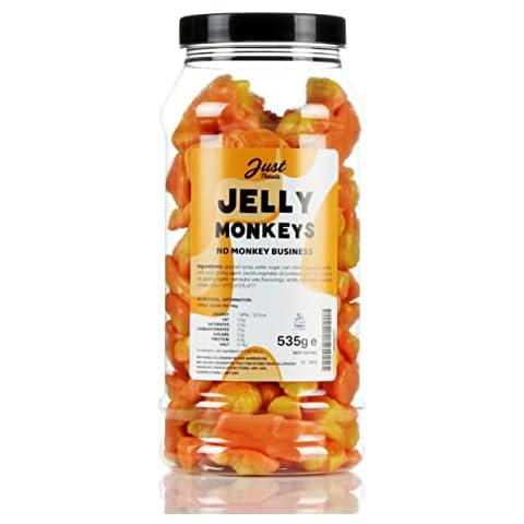 Jelly Monkeys 535g Gift Jar by Just Treats Sweet Shop Collection Cover