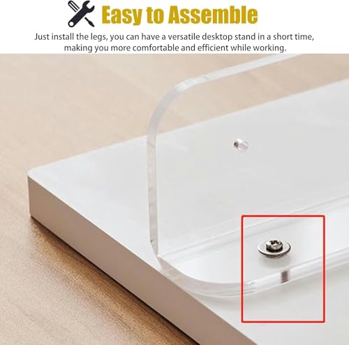 Support d'écran d'ordinateur universel réglable rehausseur angle de bureau L