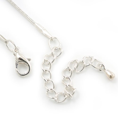 Set de joyería con collar de flor azul y pendientes para regalar en cumpleaños 4