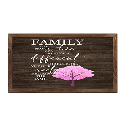 Plaque murale moderne en bois retro decoration de salon avec citation 30x55