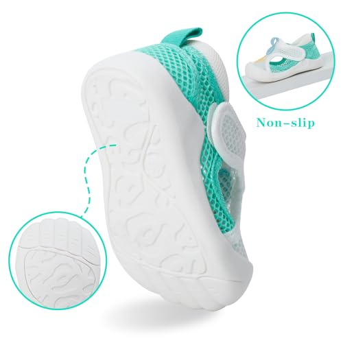 Image of MK MATT KEELY Toddler Sandals Summer Kids Water Sandals Closed Toe Adjustable Water Shoes Outdoor Lightweight Beach Shower Shoes for Boys Girls