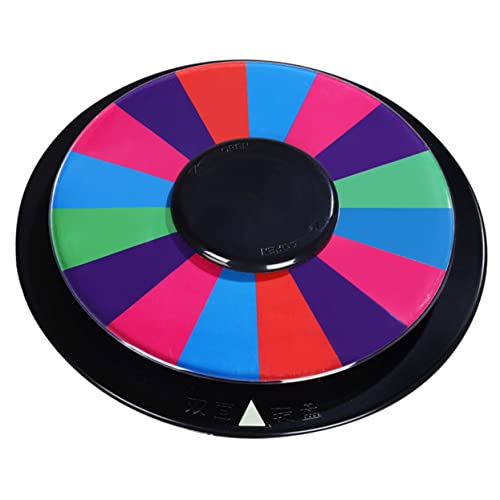Jeu de société roue de la fortune 16 cases plateau tournant de fête