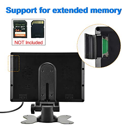 Camecho Dual backup camerasysteem videorecorder camera 7 inch 2 split monitor waterdicht nachtzicht HD achteruitrijcamera's kit 12V-36V - Afbeelding 4