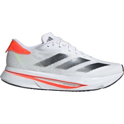 Image of adidas Men's Adizero Sl2 M Running Shoes White /Black /Orange 5.5 Medium