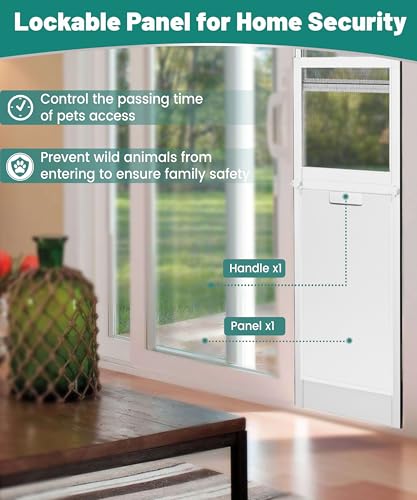 Fantrek Extra Large Dog Door For Sliding Door - X Large Dog Door For Sliding Glass Door thumb #4
