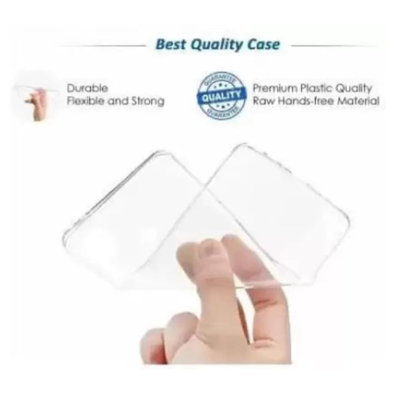 Image of Case Creation Brand - Mobile Cover for Realme Narzo 20a (Soft & Flexible Back Case), Transparent