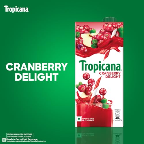 Image of Tropicana Cranberry Delight Fruit Juice , 1000ml