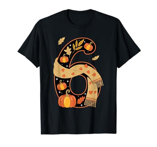 Number 6 Fun Meme Saying 6 7 Six Seven Thanksgiving Costume T-Shirt