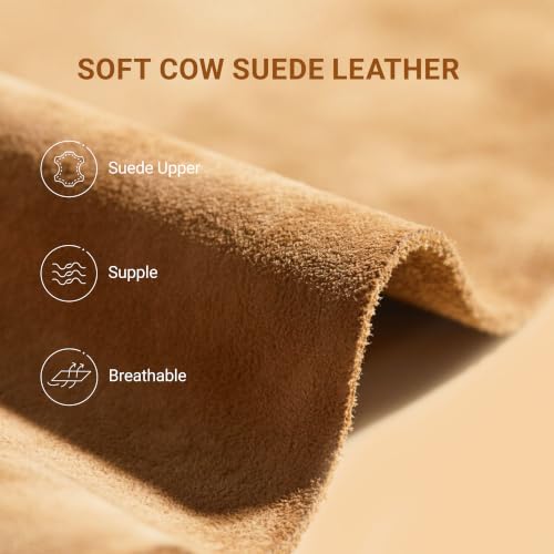 DREAM PAIRS Women's Genuine Suede Slip On Slippers,Size 7,Chestnut - image 7