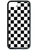 Wildflower Limited Edition Cases Compatible with iPhone 6, 7, 8 or SE (Black Checkered)