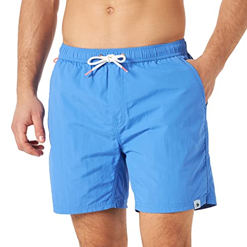 Scotch & Soda Mid Length-Recycled Nylon Solid Swimshort Baador para Hombre, Candy 0491, M Cover
