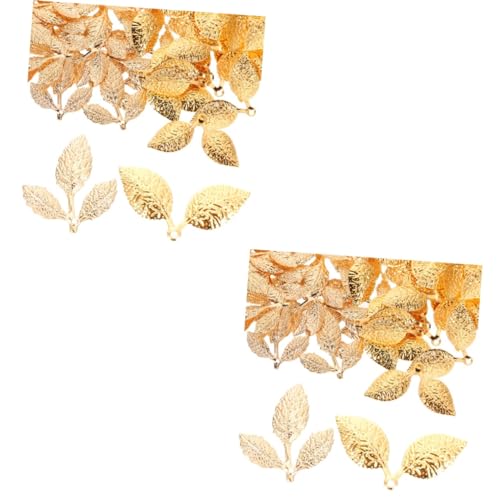 COOPHYA 200 Piezas De Pendientes De Hoja Retro, Colgantes De Joyería, Dijes De Collar Para Hacer Joyas, Dijes De Joyería, Colgantes De Metal, Dijes De Hoja Vintage, Dijes De Metal.