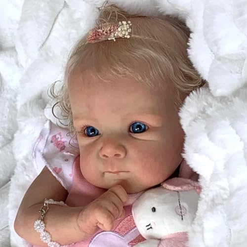 Muñeca realista reborn de 46 cm para niños 3+ miniatura 6