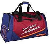 Kempa Sporttasche rot/blau 68 x 30 x 37 cm 75 Liter mit Aufdruck Name