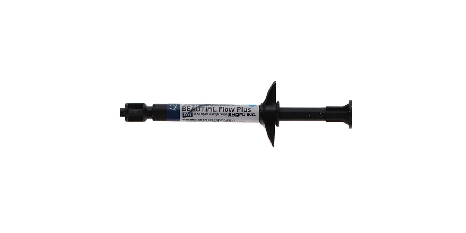 Shofu Dental 2015 Beautifil Flow Plus F03 Low Flow Composite Syringe A2 2.2gm, Injectable Hybrid Restorative, Light-Cure, Durable Esthetics