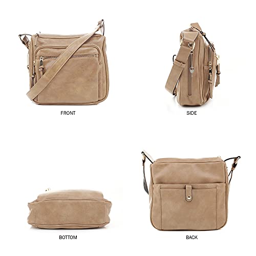 JESSIE & JAMES | Concealed Carry RFID Blocking Crossbody Purse for Women with Lock and Key2