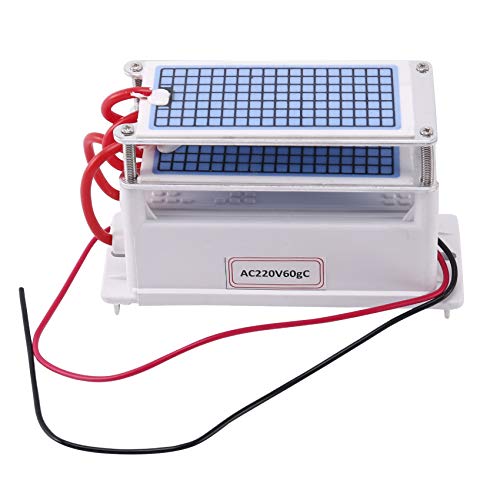 Clueltes 60G / H Generador de Limpiador de Aire Ozonizador Purificador Tratamiento FormaldehíDo Eliminar Olor MáQuina de 220 V
