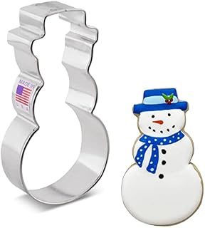 Ann Clark Cookie Cutters bałwan z kapeluszem foremka do ciastek, 10,2 cm