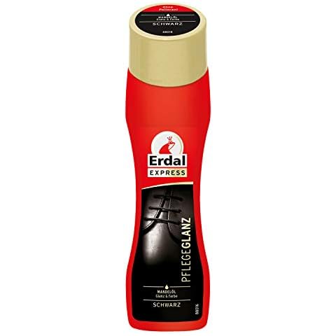 75ml Erdal Express Schuhpflege Pflegeglanz mit Mandelöl schwarz, pflegt, schützt und frischt die Farbe auf, 1er Pack (1x 75ml) (Schwarz) Cover