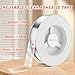 FIWWAT Double Sided Tape Heavy Duty, Extra Large Clear Mounting Tape, Strong Removable No Residue, Reusable Double Nano Tape for Walls, Photos, Poster, Carpet, Home Office Decor, 10FT