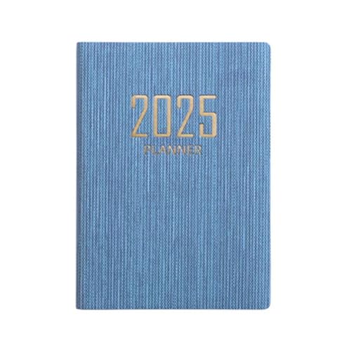 Calendario 2025 A7 en inglés, mini agenda portátil, agenda portátil, agenda pequeña, cuadernos semanales, diario, bolsillo para cuaderno K8T2