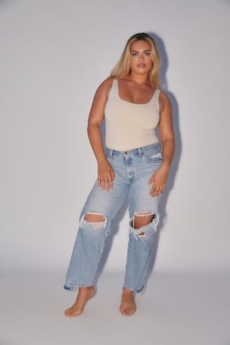 Almere Everyday Essential Double Lined Basic Tank Bodysuit for Women