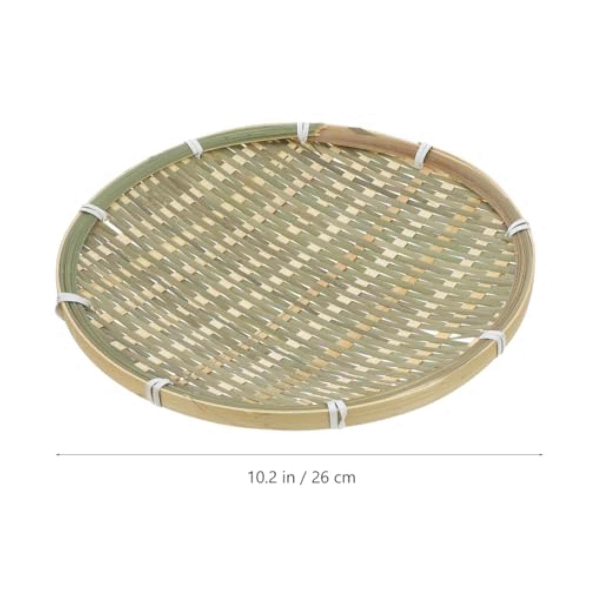 Natural Bamboo Woven Tray for Kitchen Decorative Fruit