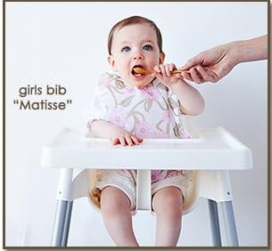 Icky Eco Friendly Disposable Bibs (pink matisse floral)