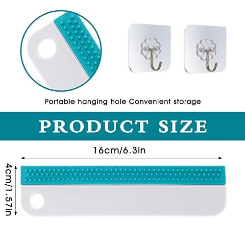 Tiesome 2 Pcs Multi-Purpose Squeegee For Window, Glass, Shower Door, Bathroom, Car, Heavy Duty Window Scrubber Shower Squeegee Glass Cleaning Silicone Wiper Set #TOP1