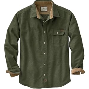 Legendary Whitetails – Camisa informal Buck Camp para hombres, de franela, con mangas largas, diseño a cuadros, botones y puños de pana