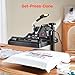 VEVOR Heat Press Machine 8 in 1 Combo 15x15 Inch, 360° Swing Away Digital Tshirt Press Machine, Clamshell Sublimation Heat Press for Printing T-Shirt Hat Mug Plate Vinyl, Heat Transfer Projects
