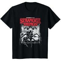 Stranger Things Vecna Mindflayer Poster Camiseta, Niños, Negro,