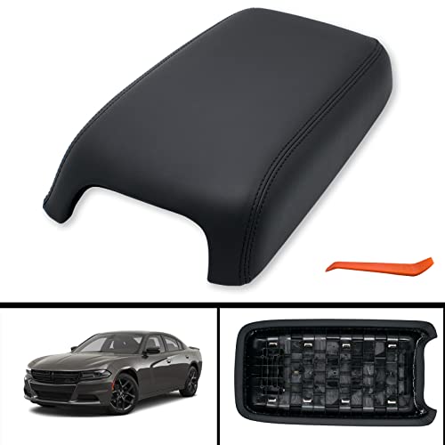 CRAZYPARTS Center Console Armrest Lid fit Dodge Charger 2011-2021 Chrysler 300 2015-2021 Replaces...