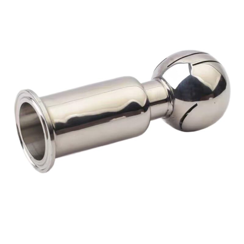 Réservoir boule rotative CIP inox 304 raccord Tri Clamp 2 pouces
