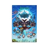 EMPTYZ Amphibia Season 3 Fanart Canvas Art Poster and Canvas Wall Art Living Room Posters Bedroom Pa