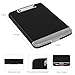 Piasoenc Clipboard with Storage, 8.5 x 11 Organization Box with Pen Holder and A4 Legal Paper Folder, Folio & Side-Opening, Low Profile Clip,for Nurses,Teachers, Size 14 x 9.6 x 1.2 in, Black
