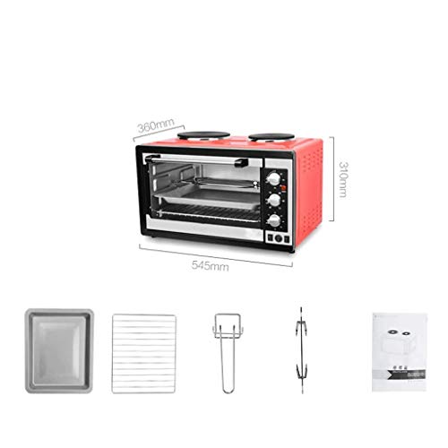 LYKYL Keuken heteluchtoven, Rotisserie Roaster Fornuis met grill, bakplaat Top Rack, Dual Hot Borden, Broodrooster… - Image 3