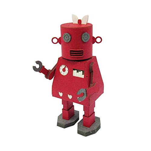 Petit robot y Minichua barco de papel MP01-106 maqueta decorativa de escritorio