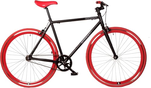 FK Cycling Kamikaze Bicicleta Carretera Fixie/Single Negra roja (L 560)